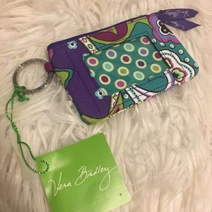 Vera Bradley Zip ID Case: Heather